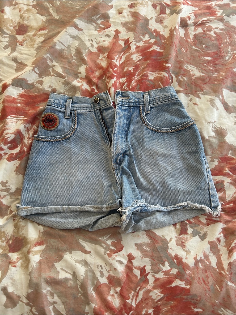 Light Wash Denim Women's Shorts